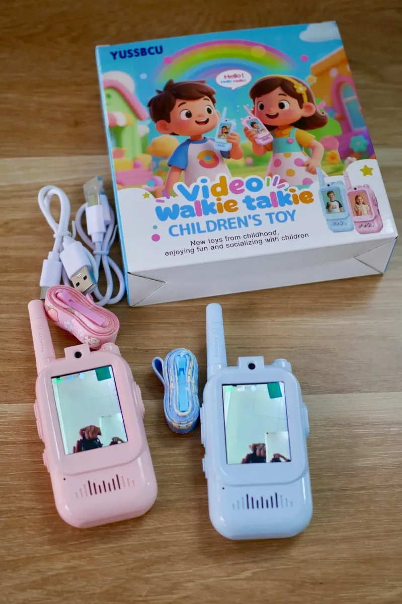 Bộ đàm 2 chiếc Video Call trẻ em - Video Walkie Talkie ( hàng Amazon )