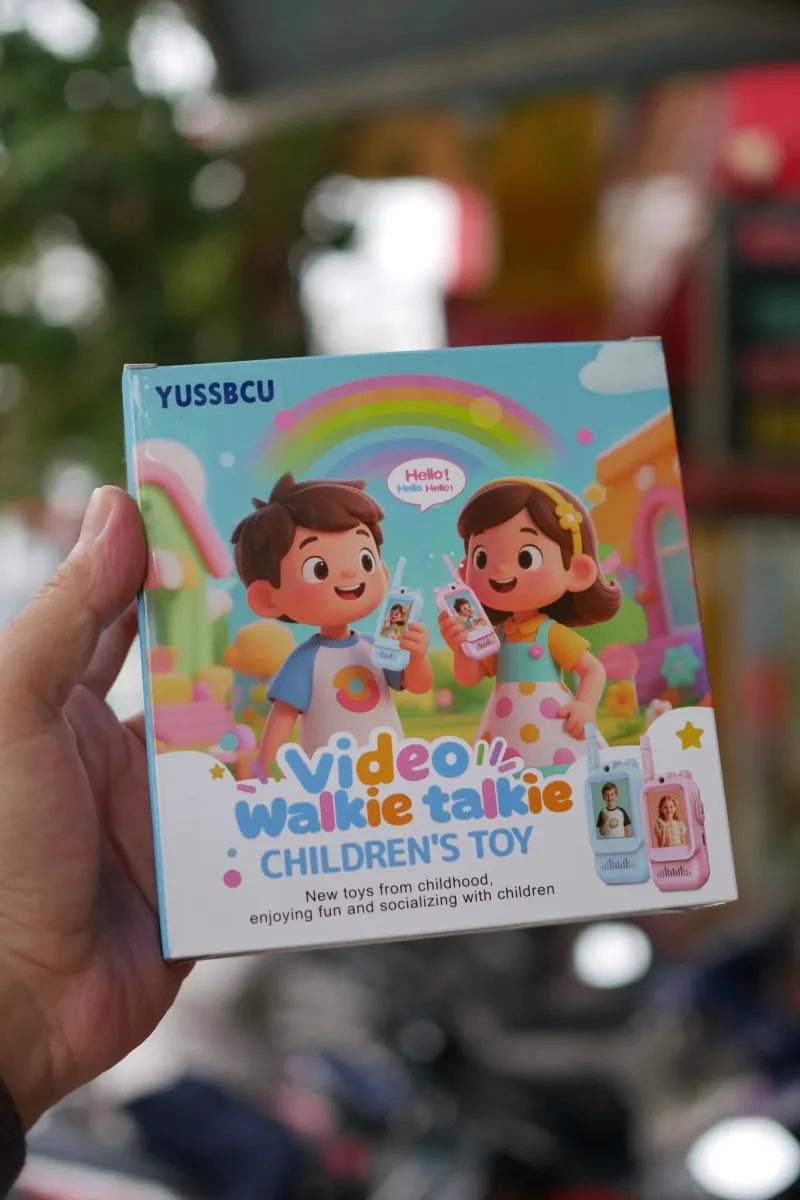 Bộ đàm 2 chiếc Video Call trẻ em - Video Walkie Talkie ( hàng Amazon )
