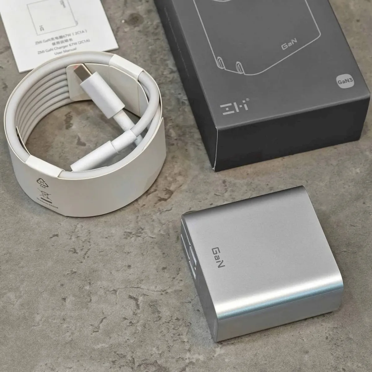 Bộ sạc nhanh Cuktech Gan ZMI 67W A15ZM NewFulbox ( Max 67W MiTurbo )