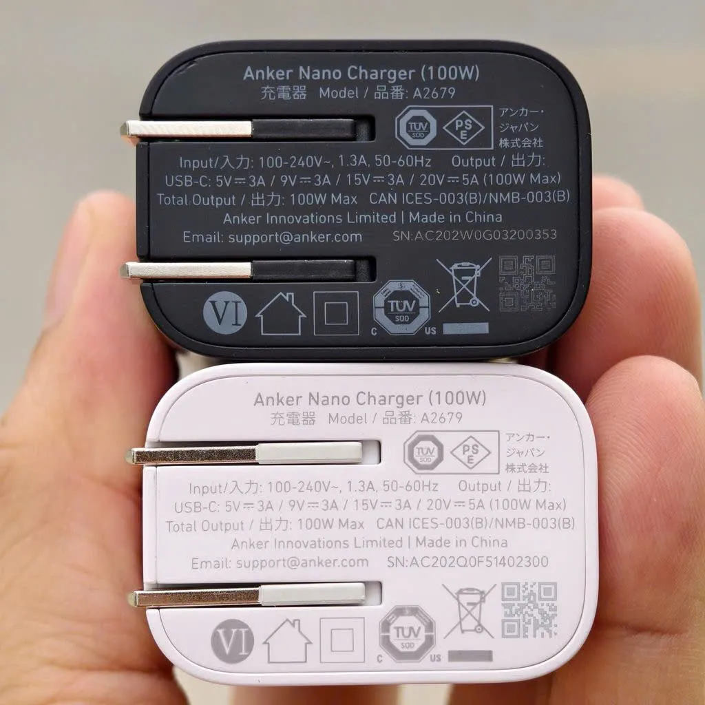 Củ sạc nhanh Anker Nano Charger 100W – Model A2679 – USB-C PD 100W - New Nobox
