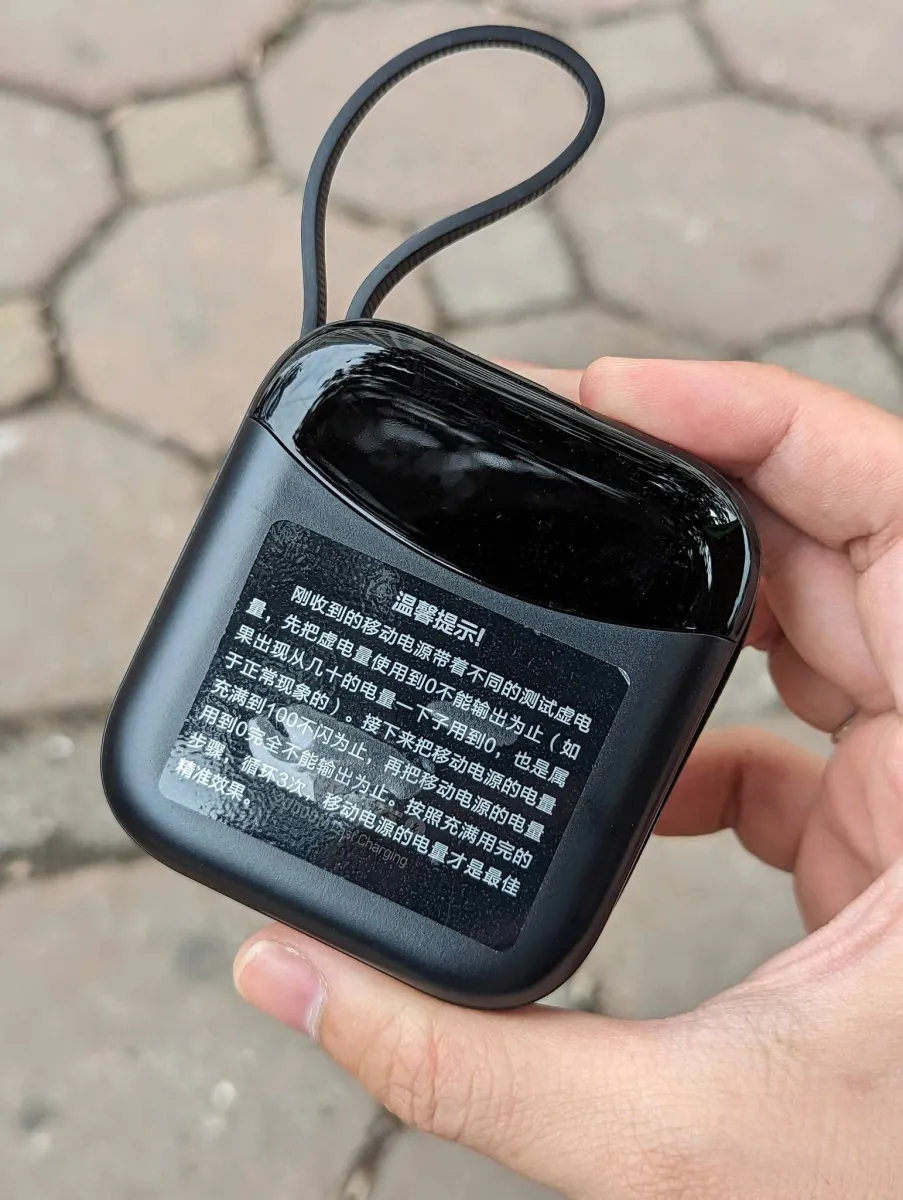 Củ sạc Ravpower Kovol Stiger 10.000 mAh, sạc nhanh 22.5W liền 2 dây C + L , C to C