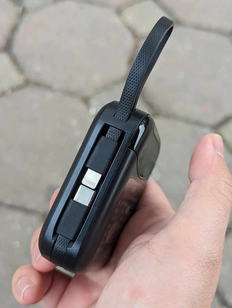 Củ sạc Ravpower Kovol Stiger 10.000 mAh, sạc nhanh 22.5W liền 2 dây C + L , C to C